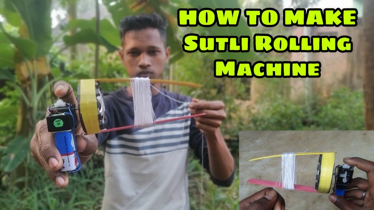 Best Trick To Dori Rolling | Sutli Rolling Machine Making At Home | Dori Rolling Machine