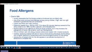 Orientation Series Food Allergy Pandya