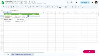 How to use the REPLACE Formula in Google Sheets | Easy Tutorial