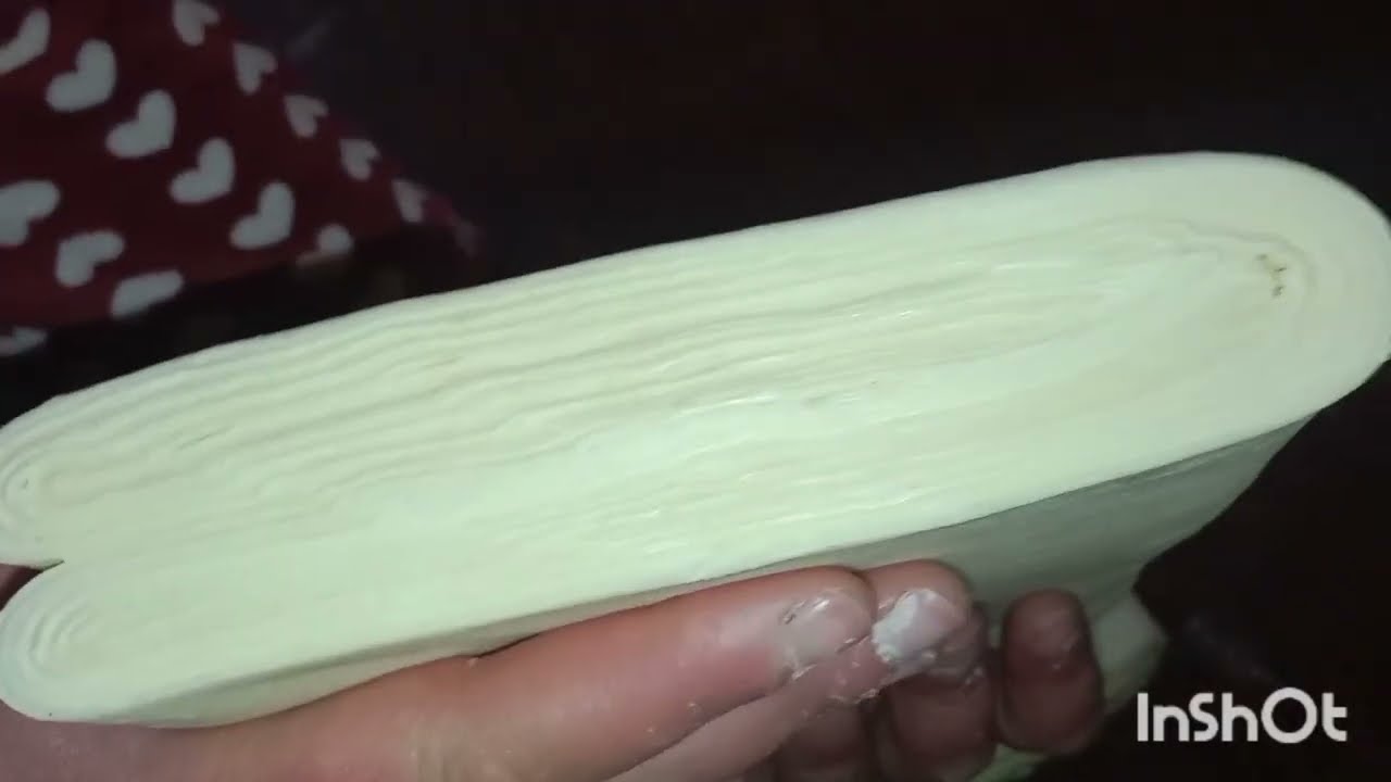 عجينة مورقة  أسهل منها مكانش مراحش تزيدي تديري وصفة أخرى  من غيرها ومشروع مربح لرمضان 🌜