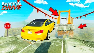 ЕҢ ҚАУІПТІ КӨПІР!!! ҚАЙ КӨЛІК ЖЕТЕ АЛАДЫ?! BeamNG қазақша