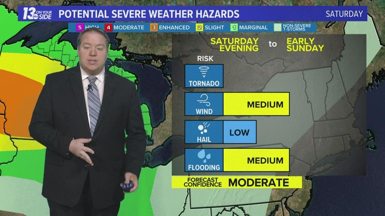 Tracking Possible Strong Storms For Saturday Night in West Michigan ...