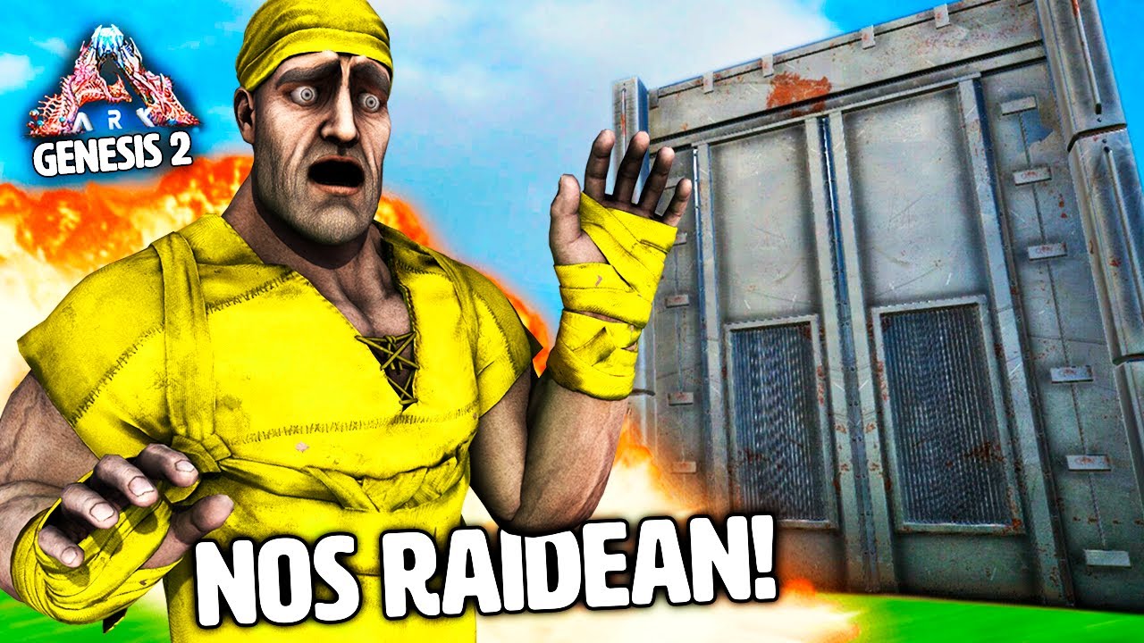 ARK - NOS RAIDEAN CON +60 ESTEGOS!!! - #18 GENESIS 2 - Nexxuz