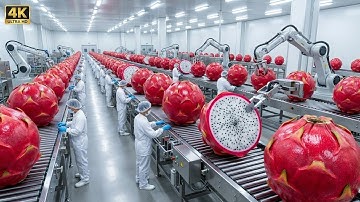Inside a Modern Dragon Fruit Factory: From Raw Dragon Fruit to Dragon Fruit Puree