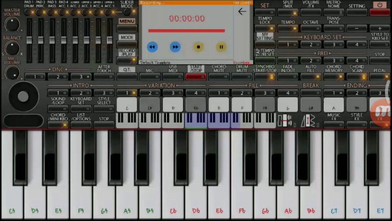 Despacito - Flute sound on mobile piano ORG 2018