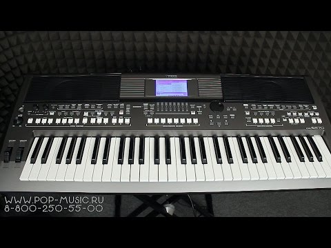Синтезатор YAMAHA PSR-S670 (обзор и демонстрация звуков, ритмов, Dj-функции )