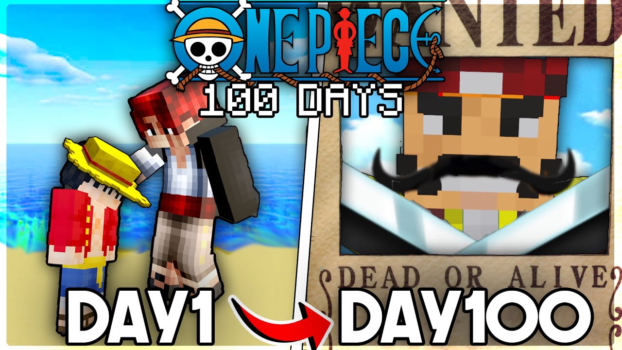 I Survived Minecraft One Piece For 100 Days As a Marine… This Is What  Happened