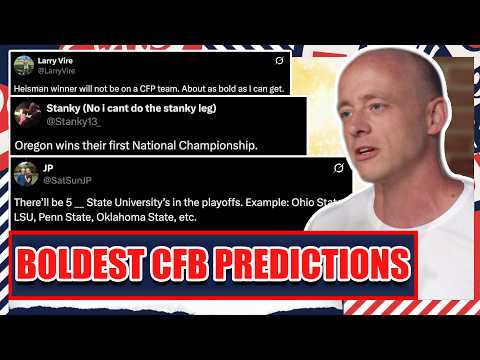 Thumbnail for Boldest CFB Predictions For 2026 - Josh Pate's College Football Show