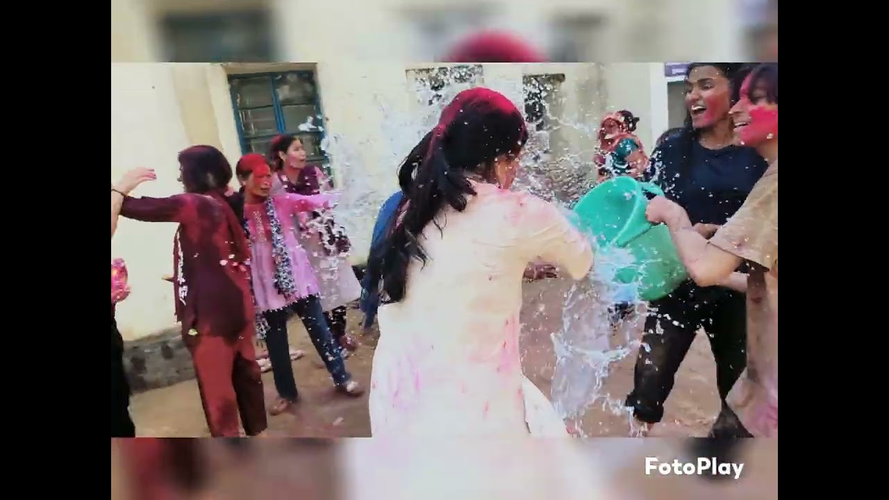 Holi celebration.. J.N.V.Mohiindergarh... 25...26💦☔💦💦🎊🎉