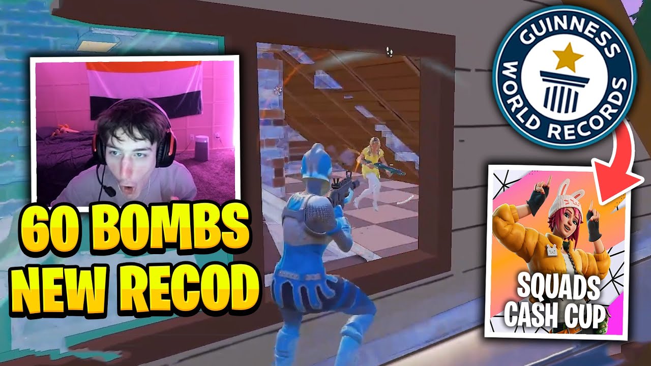 Malibuca's Squad BREAKS Squads Cash Cup Kills Record (60 Bombs)