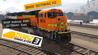 Trainz Simulator 3 News Trains Bnsf Sd70Mac H2 And Bnsf Railway Emd Sd70Mac Exec