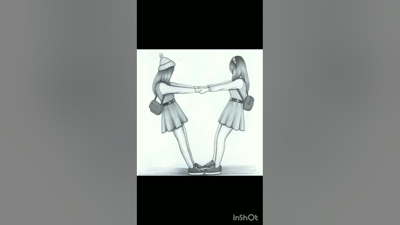 a-friendship-drawing-for-bestie-love-is-beautiful-friendship