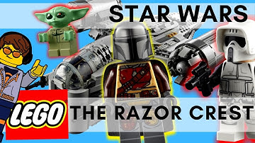LEGO STAR WARS THE RAZOR CREST 75292 UNBOXING AND SPEED BUILD