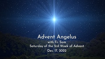 Advent Angelus: Dec. 17, 2022