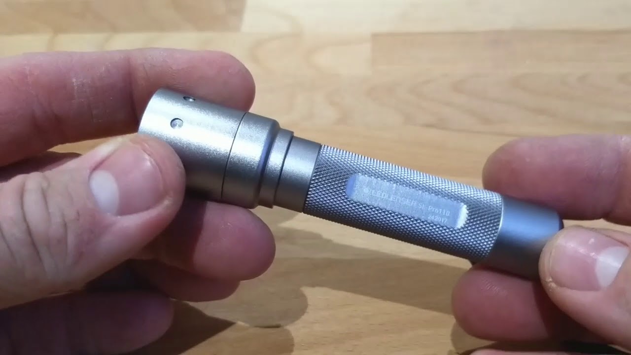 Vidner grænse trådløs Outdoorheinz - Led Lenser SL Pro 110 - Flashlight - YouTube