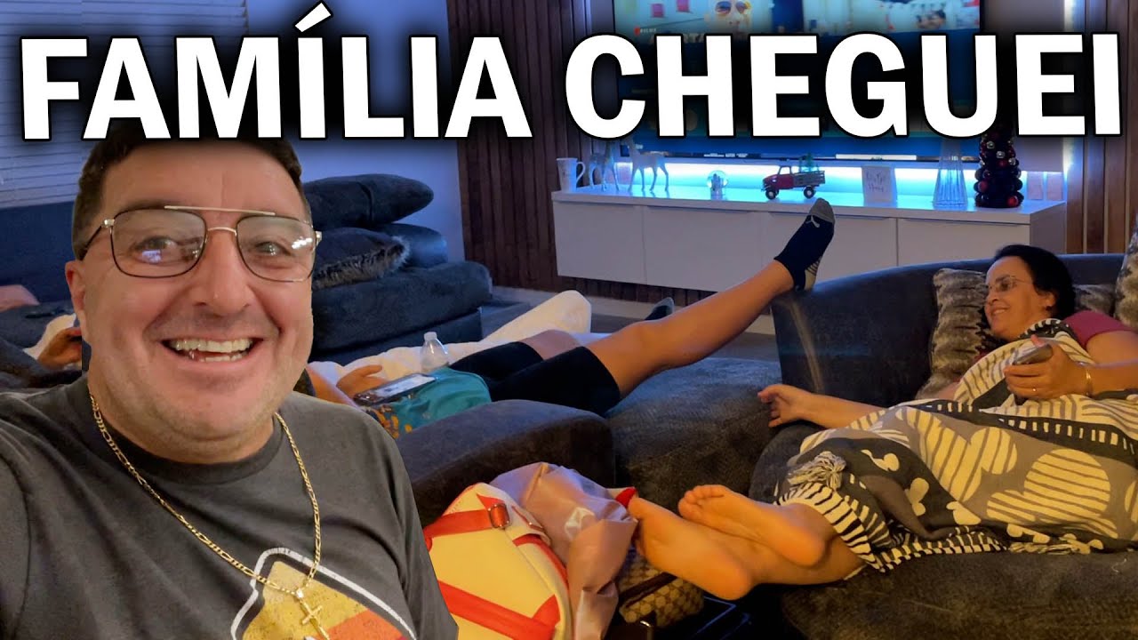 Familia cheguei em casa! Final de semana maravilhoso