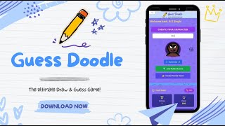 Guess Doodle | Multiplayer Draw & Guess Game | Better Than Skribbl.io, Gartic, Drawize & other games screenshot 5