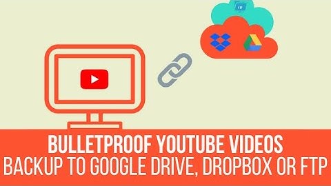 Bulletproof YouTube Videos - Backup to Google Drive, Dropbox or FTP