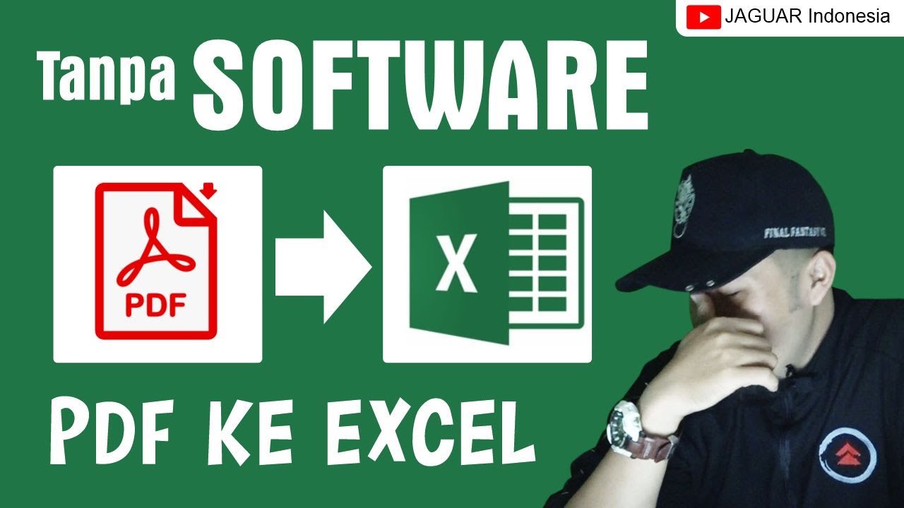 cara merubah file pdf ke excel convert pdf ke excel tanpa aplikasi YouTube