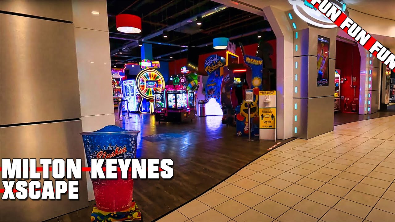 Milton Keynes Warking Tour XSCAPE Shopping Mall 2021 4K YouTube