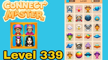 Connect master match puzzle level 339 solution walkthrough 