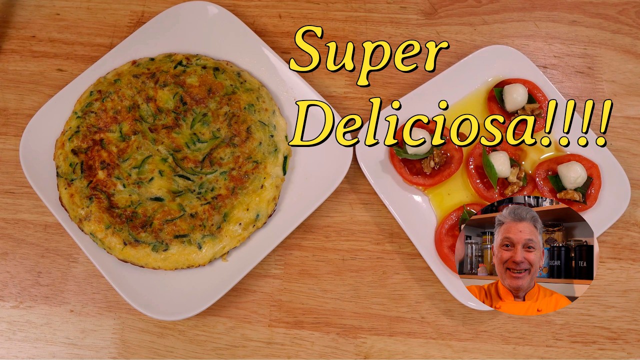 Tortilla de Calabacín Casera ¡Tan Crujiente y Deliciosa!
