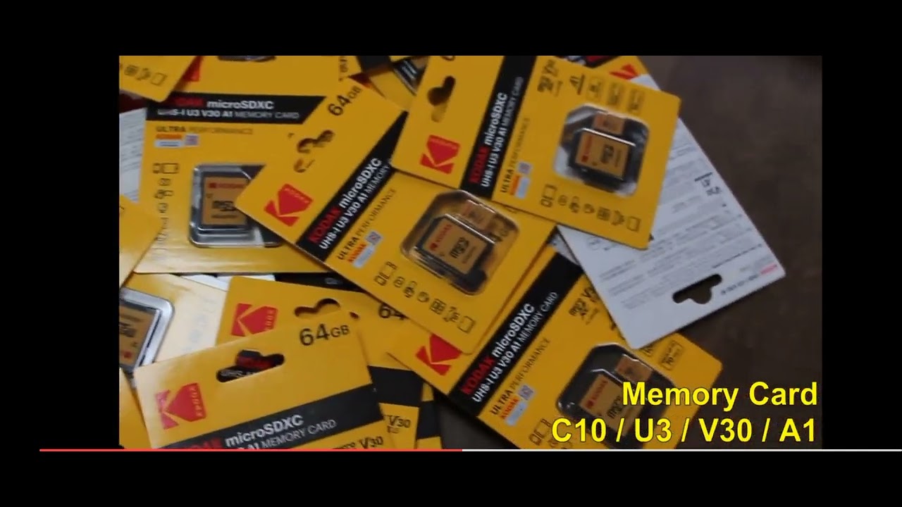 KODAK 4K HD 128gb memory card U3 Fastest speed YouTube