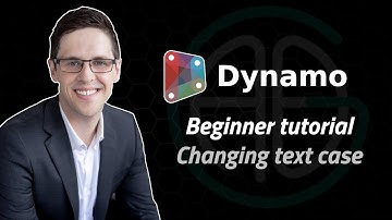 Dynamo/Revit tutorial for beginners: Changing text case