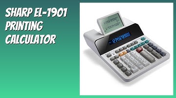 REVIEW (2025): Sharp EL-1901 Printing Calculator. Features.