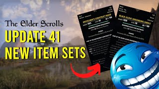 🤩Update 41 New Item Sets | Elder Scrolls Online