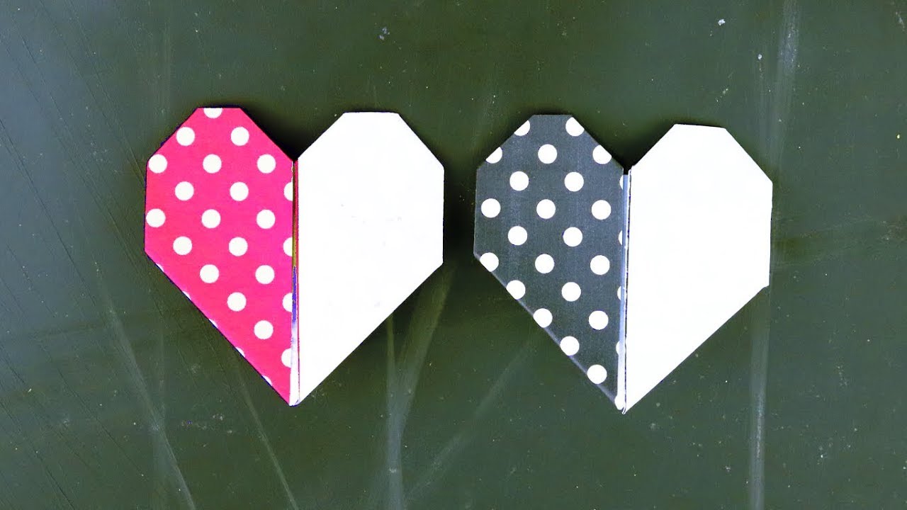 Como hacer un corazón de papel