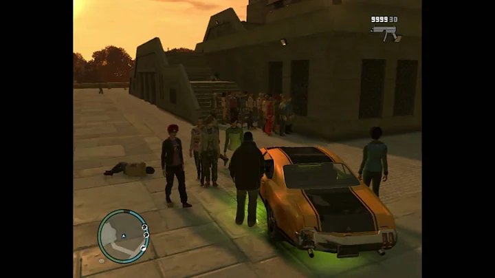 GTA IV  Gang Bang on 8800GT