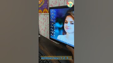 😱 Open taskbar application with shortcut key 😱 without using mouse. | #windows  #shorts