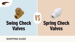 Differences Between Swing Check Valves & Spring Check Valves