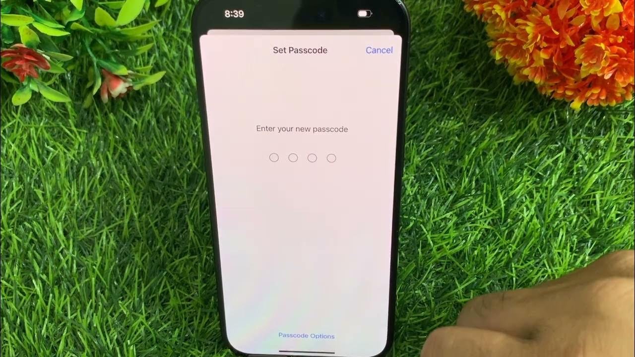 how-to-set-4-digit-passcode-on-iphone-15-15-pro-and-15-pro-max-youtube