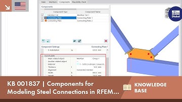 KB 001837 | Components for Modeling Steel Connections in RFEM 6: Connecting Plate