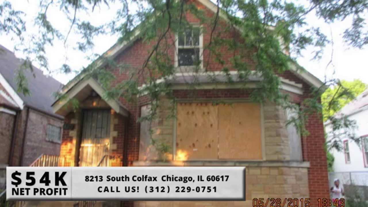 House for Sale 8213 S. Colfax 50K Profit in Chicago, IL 60617 YouTube