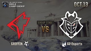 GRF vs G2 | GROUP STAGE Day 2 H/L 10.13 | 2019 Worlds Championship