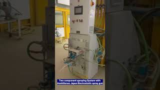 Two Component Spraying System with AsahiSunac Japan Electrostatic Spray Gun #vrcoatings #makeinindia