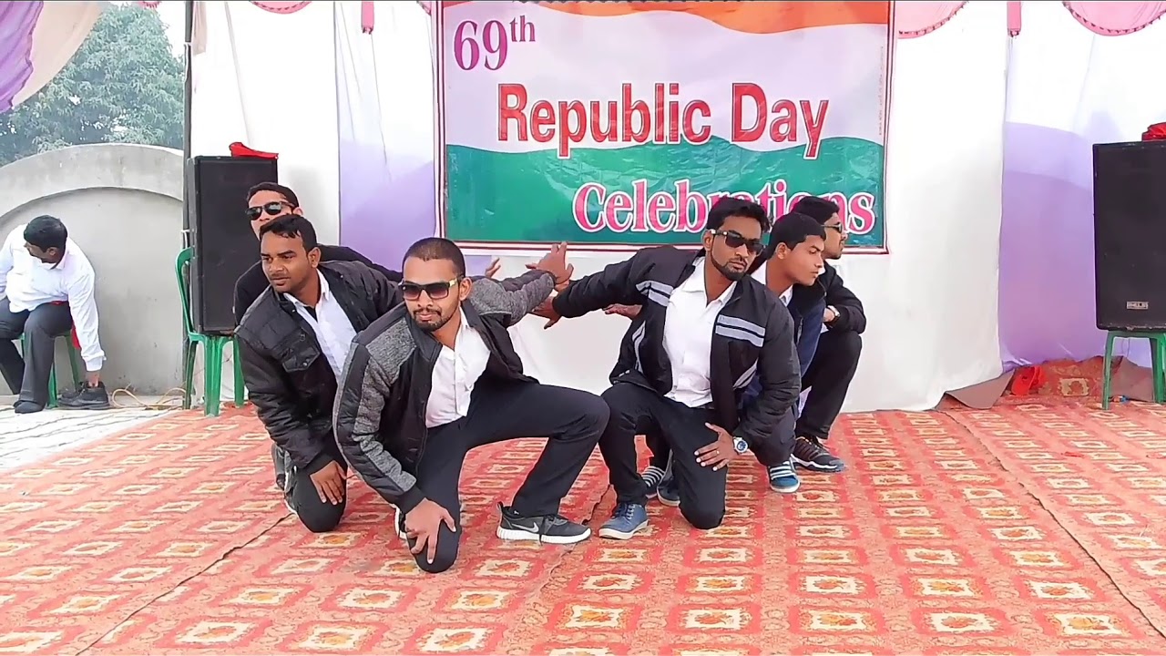 Republic Day celebration 2k18# Nav Jeevan Mission School Deoria # Teachers on Stage