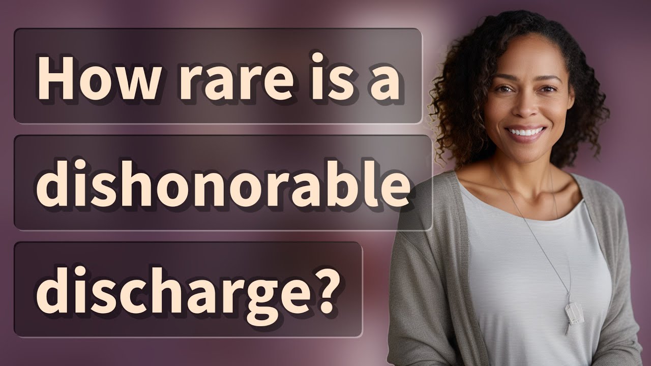 How rare is a dishonorable discharge?