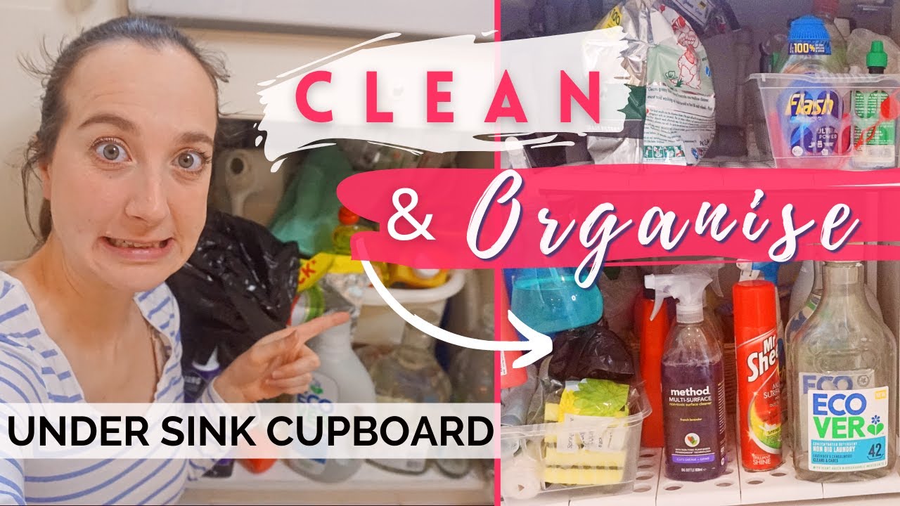 *COMPLETE MESS* UNDER SINK CUPBOARD CLEAN, DECLUTTER AND ORGANISE | CLEANING MOTIVATION