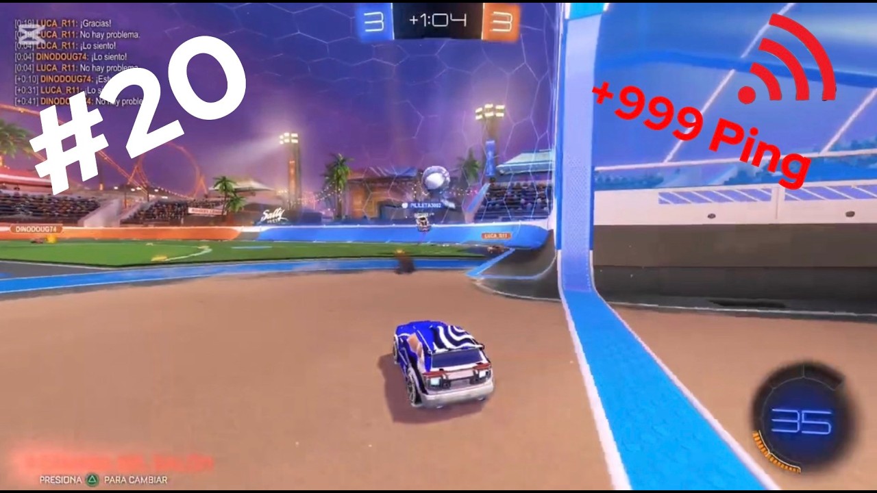 El lag me hace perder las partidas #humor #rocketleague #xd #ps5 #video #videoviral #comedia #golazo