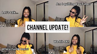 CHANNEL UPDATE! | Let's catch up| Where have I been?🤔| Am I quitting YouTube?😰| Uni is Uni-ing!!!