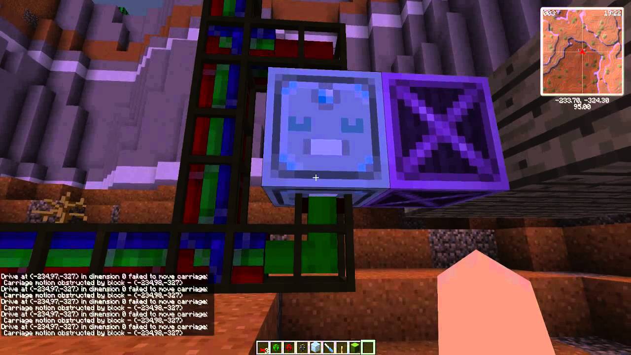 Výtah pomocí Redstone in Motion a ProjectRed