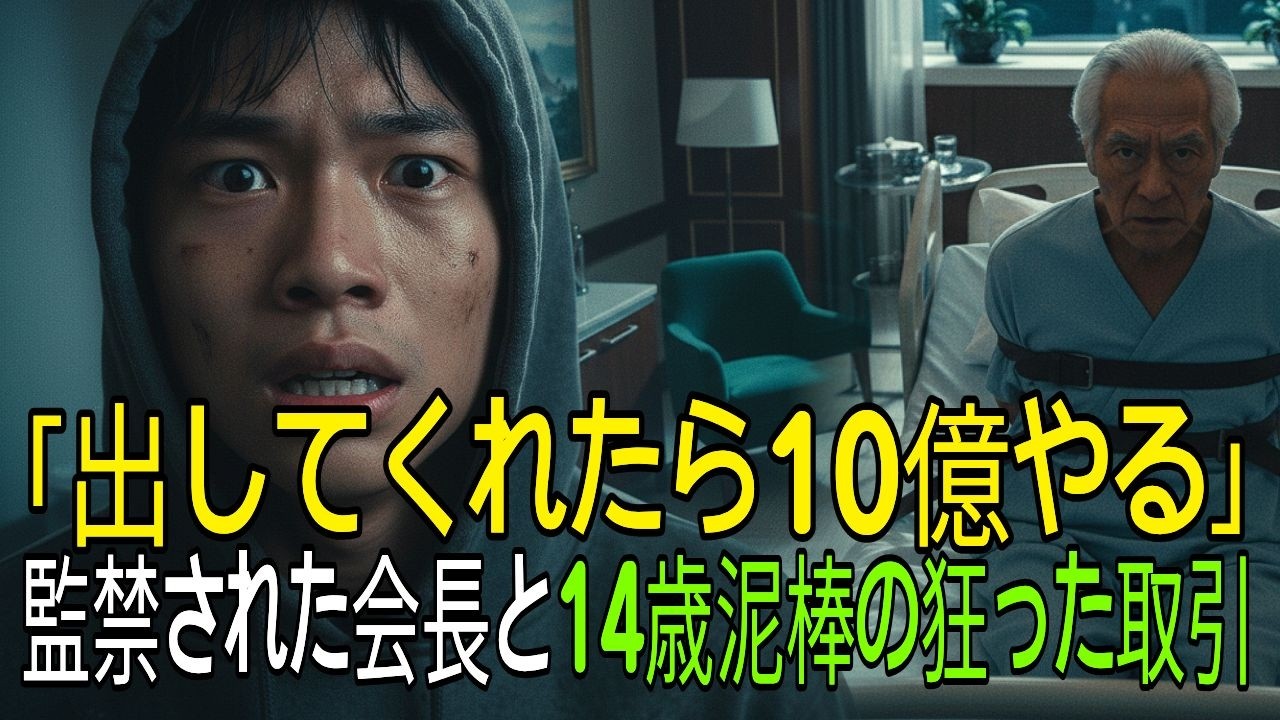 病院に監禁された財閥会長と14歳の泥棒少年の狂った取引「俺を出してくれたら10億やる」｜実話｜感動する話｜オーディオブック