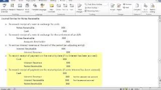 Celebrity Chapter 8 Lecture Series - Part 3 - Notes Receivable Wealth
