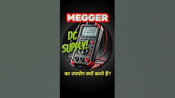 Why DC Voltage is used in Megger | Insulation Resistance(IR)Test | what is Megger?#ElectricalShorts