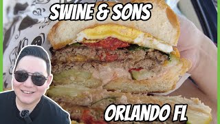 MICHELIN RECOMMENDED Swine & Sons in Orlando Fl|The Best SMASHBURGER and HOT CHICKEN SANDWHICH!