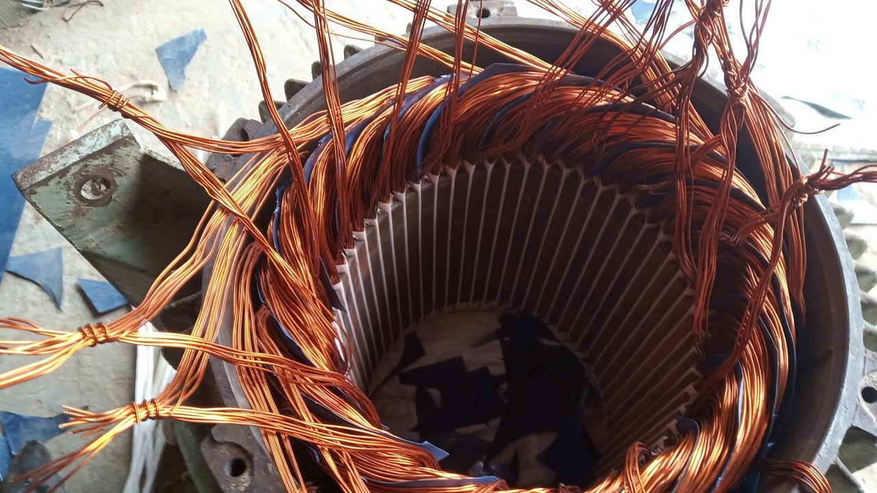 How to make 37kw introduction Motor full rewinding and tutorail